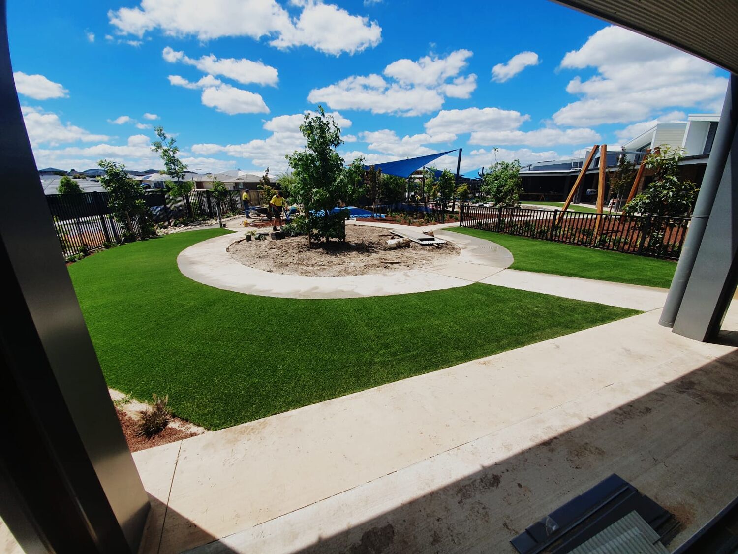 commercial synthetic grass